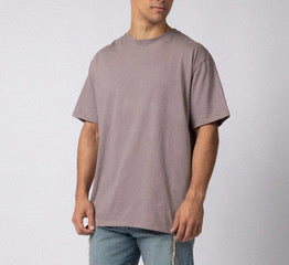 Camisa casual cuello redondo variadas