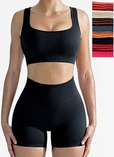 Conjunto licra corta- top