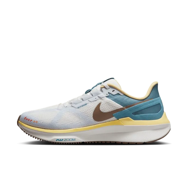 Nike Structure 25 Summit White Soft Yellow Mink Brown Hombre ...